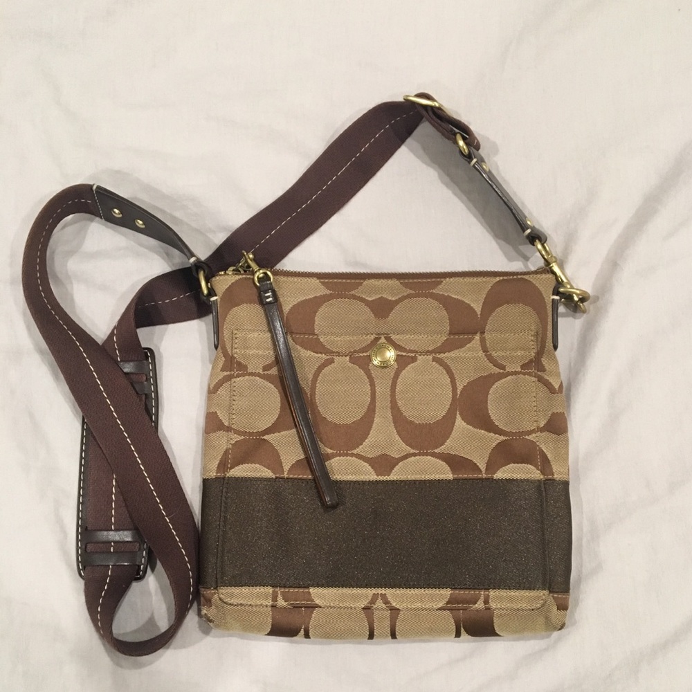 Brown Coach Crossbody Purse